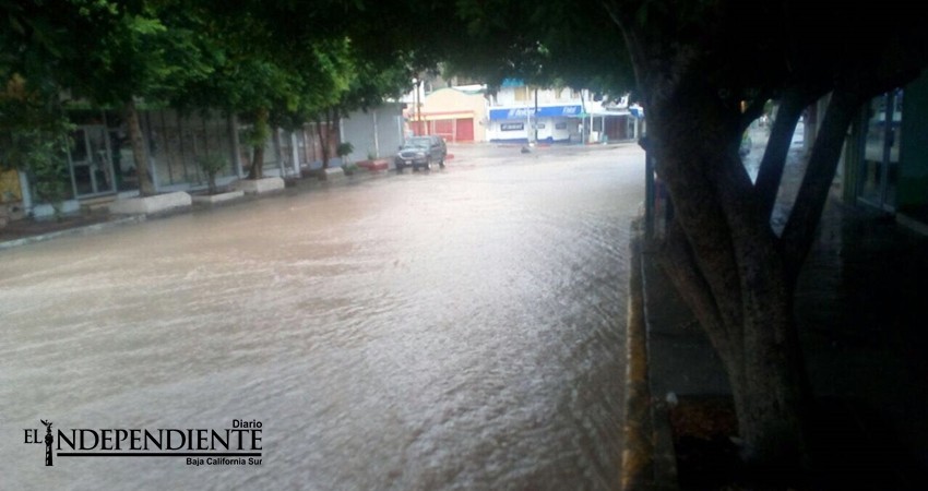 Paralizada La Paz por efectos de tormenta tropical “Lidia”
