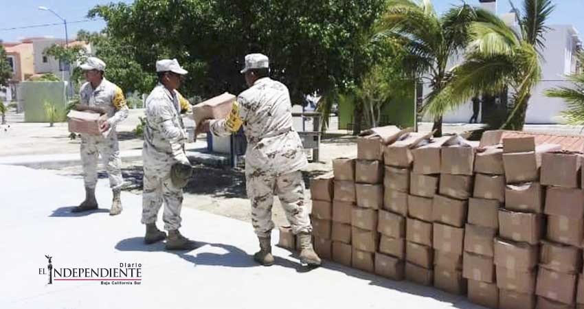 Más de mil 300 efectivos desplegaron las fuerzas armadas en Baja California Sur (BCS) Más de mil 300 efectivos desplegaron las fuerzas armadas en Baja California Sur (BCS)