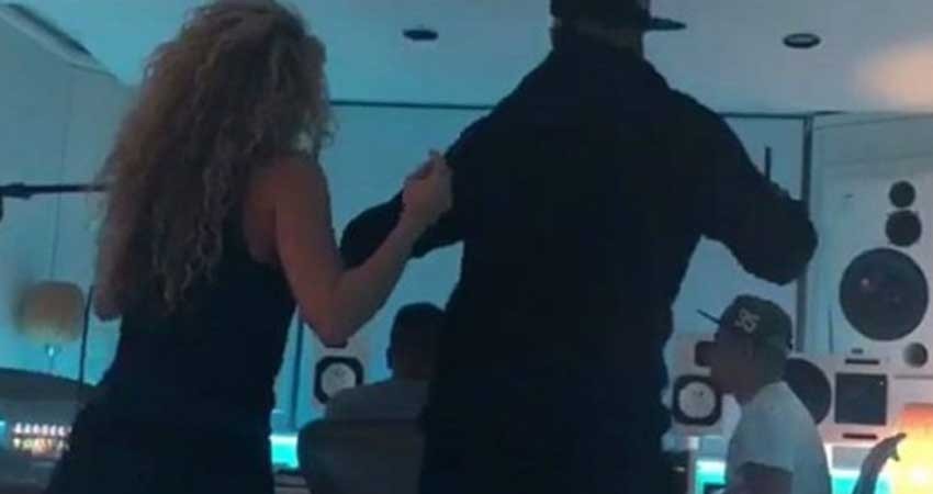 Shakira baila sexy con Nicky Jam en grabación de 'perro fiel' Shakira baila sexy con Nicky Jam en grabación de 'perro fiel'