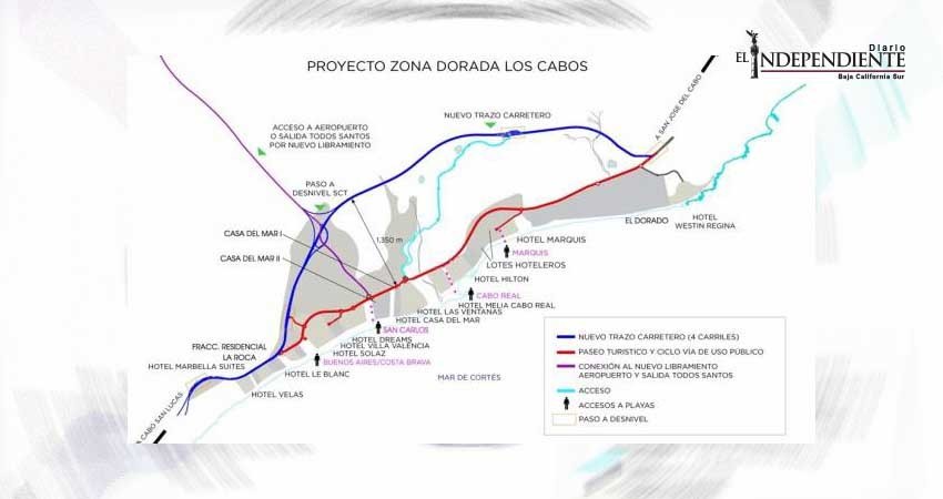 Cambios al trazo carretero en Los Cabos beneficiará solo a zona VIP: Camilo Torres