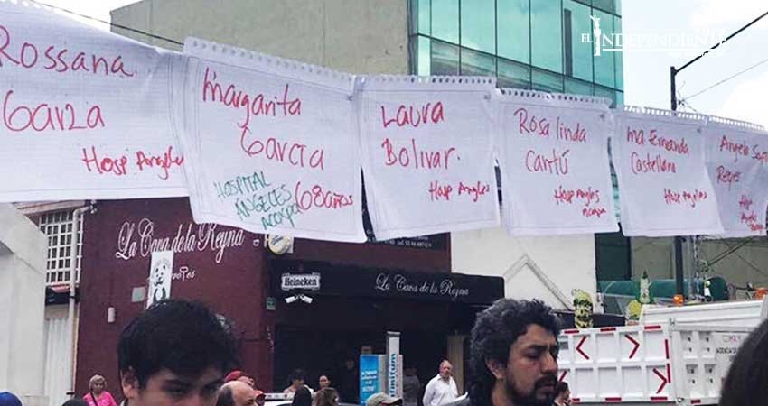 Así difunden los nombres de los hospitalizados