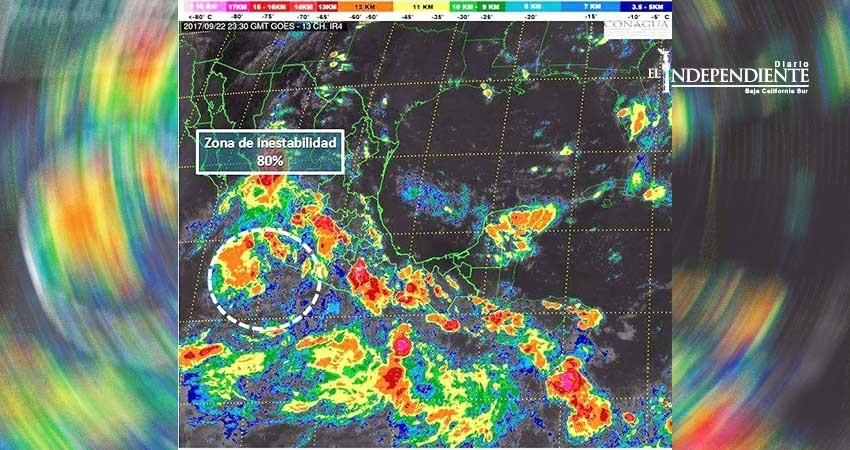 Sistema de baja presión en el Pacífico con altas probabilidades de evolucionar a ciclón