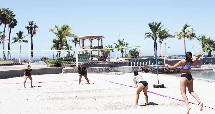 Realizan exitoso torneo de voleibol de playa juvenil