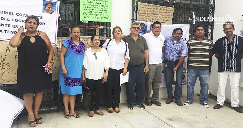 Denuncia CNTE hostigamiento y criminalización de su protesta por parte del gobierno estatal