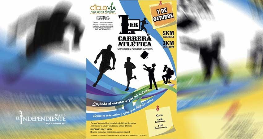 Invitan a funcionaros a participar en carrera por los damnificados de Chiapas y Oaxaca