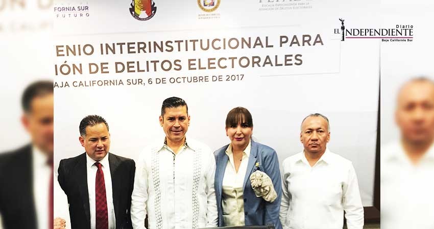 Poder judicial del Estado firma convenio para la prevención de delitos electorales