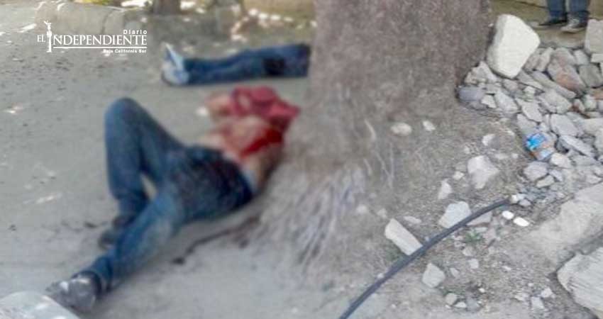 Asesinan a una persona y hieren a otra en la colonia Pueblo Nuevo de La Paz Asesinan a una persona y hieren a otra en la colonia Pueblo Nuevo de La Paz