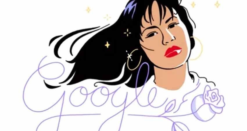 Selena Quintanilla es recordada con emotivo doodle de Google