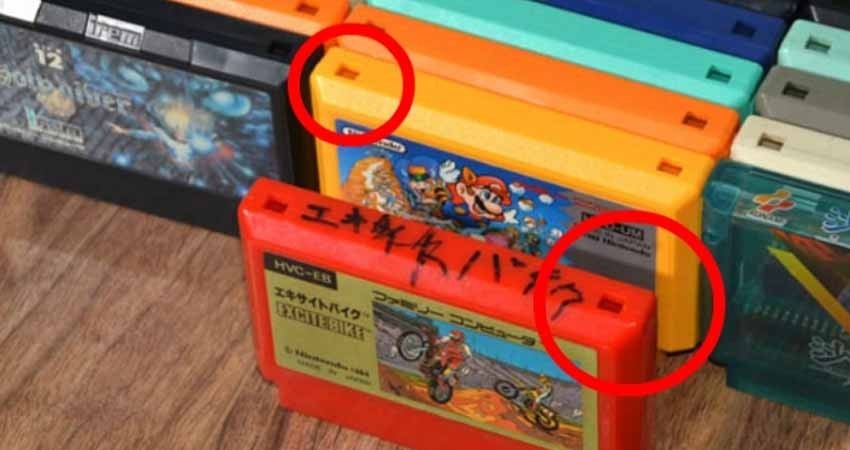 ¿Para qué sirven los hoyos de los cartuchos del Famicom? ¿Para qué sirven los hoyos de los cartuchos del Famicom?
