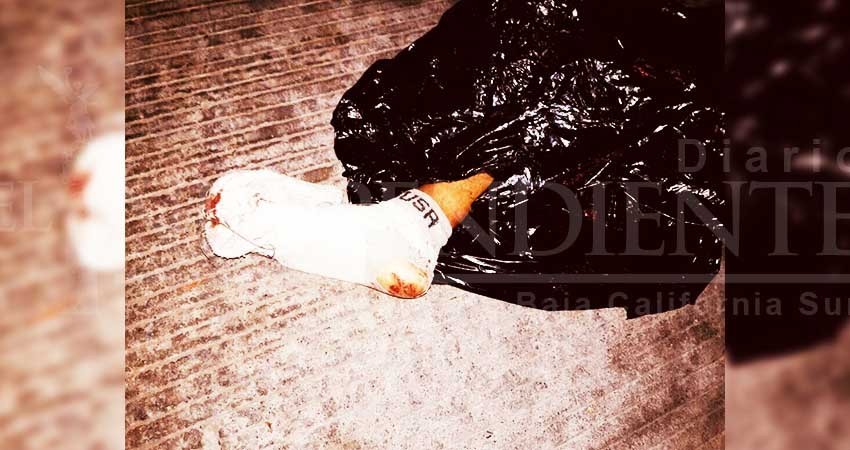 Encuentran un cuerpo desmembrado en La Paz