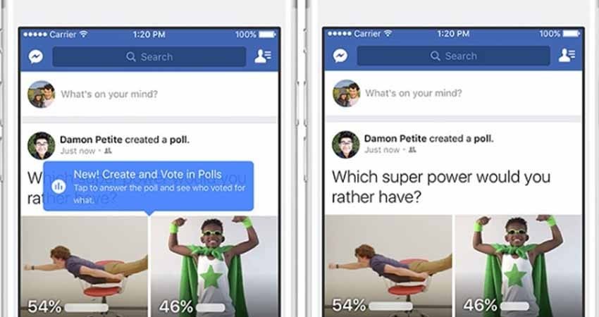 Encuestas con GIFs y fotos, la nueva herramienta de Facebook Encuestas con GIFs y fotos, la nueva herramienta de Facebook
