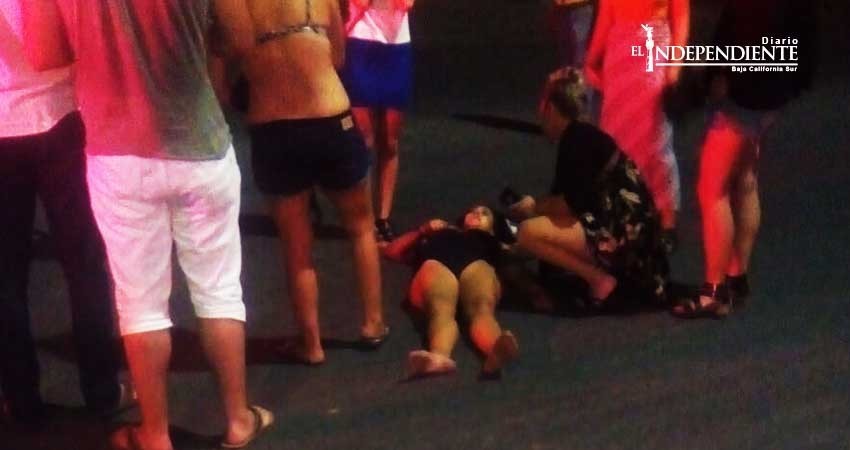 Atropellan a turista en CSL; el responsable huyó Atropellan a turista en CSL; el responsable huyó