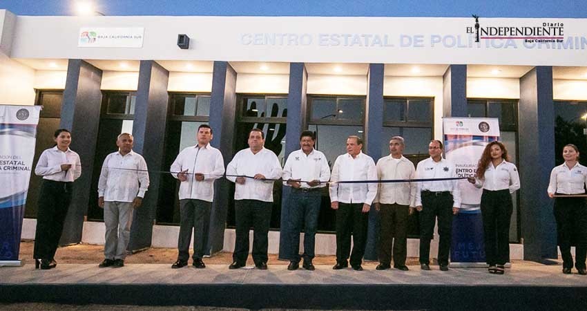Inauguran el centro estatal de política criminal Inauguran el centro estatal de política criminal