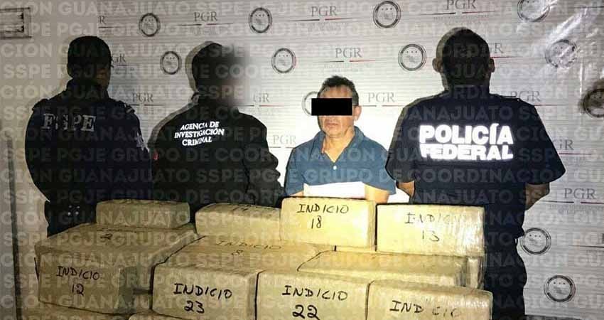 Aseguran 100 mil dosis de mariguana en Salamanca