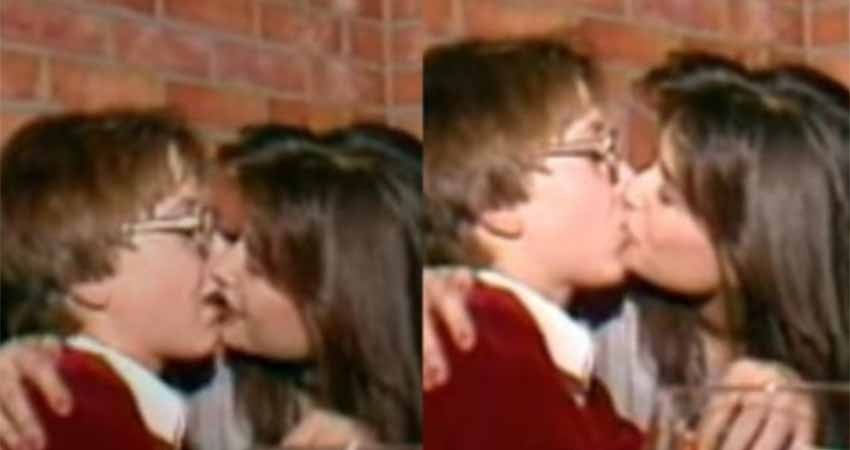 Demi Moore crea indignación al besar apasionadamente a un niño Demi Moore crea indignación al besar apasionadamente a un niño