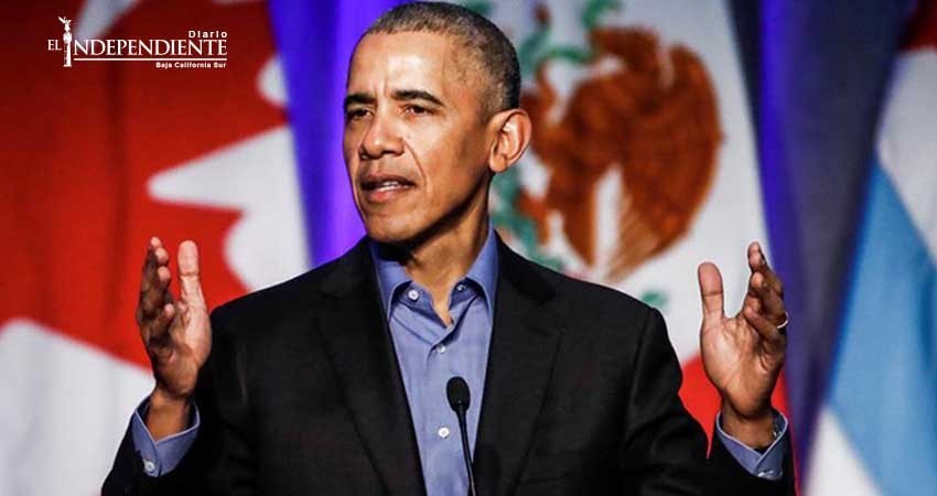 Sin nombrarlo, Obama critica política climática de Trump Sin nombrarlo, Obama critica política climática de Trump