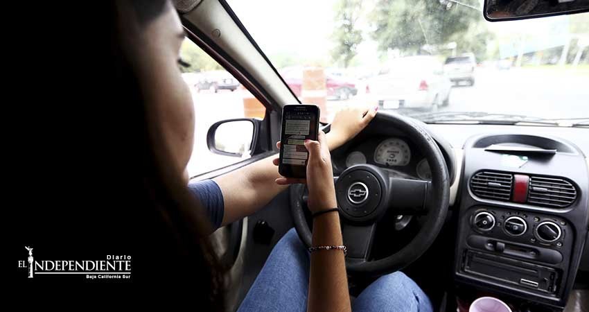 Uso de teléfonos celulares principal causa de accidentes vehiculares Uso de teléfonos celulares principal causa de accidentes vehiculares