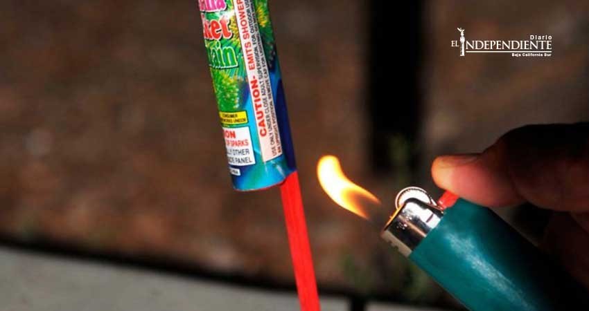 Que los niños no jueguen con pirotecnia, piden Bomberos de CSL Que los niños no jueguen con pirotecnia, piden Bomberos de CSL