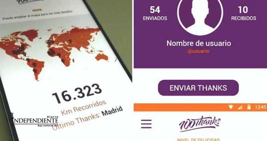 App '100thanks' promueve la gratitud como un movimiento mundial App '100thanks' promueve la gratitud como un movimiento mundial