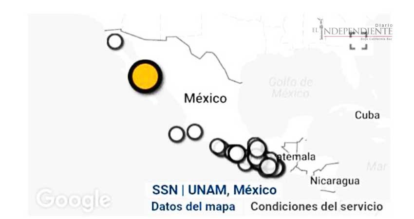 Tiembla en Loreto; el movimiento fue de de 6.3 Richter