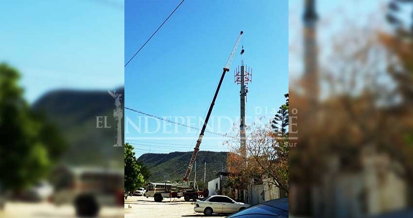 Denuncian construcción ilegal de antena en colonia Los Olivos