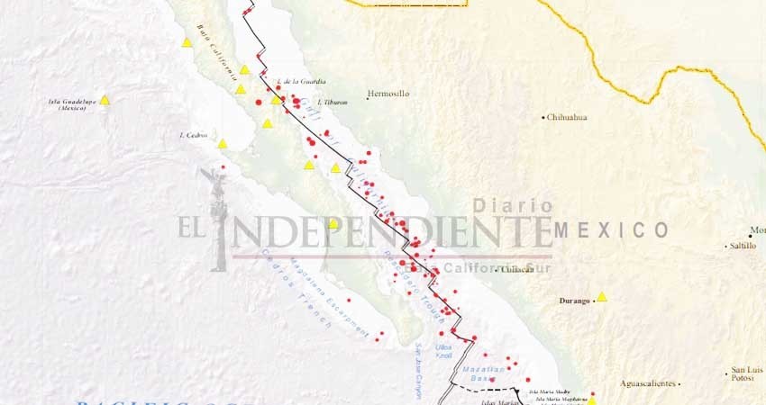 Registra Golfo de California 18 sismos al año, no suelen ser de gran magnitud y no generan tsunamis 