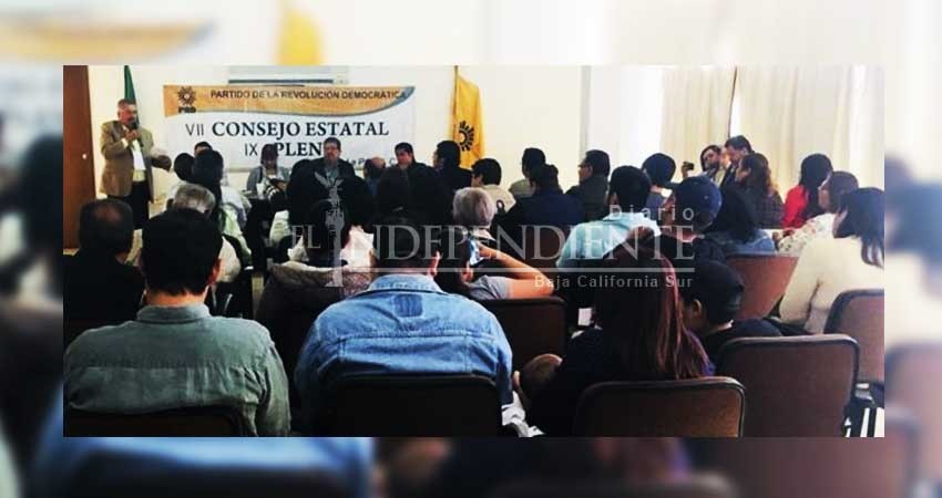 Confirma consejo estatal del PRD cambio de dirigencia estatal