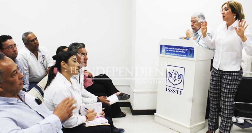 Se reúne delegación del ISSSTE con Sindicato de Burócratas y SNTE Los Cabos