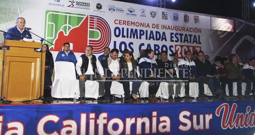 Los Cabos será hoy abanderado para la OE2018