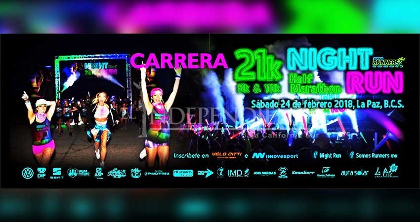 Aún quedan cupos para la Night Run La Paz Half Marathon: Federico Gómez Aún quedan cupos para la Night Run La Paz Half Marathon: Federico Gómez