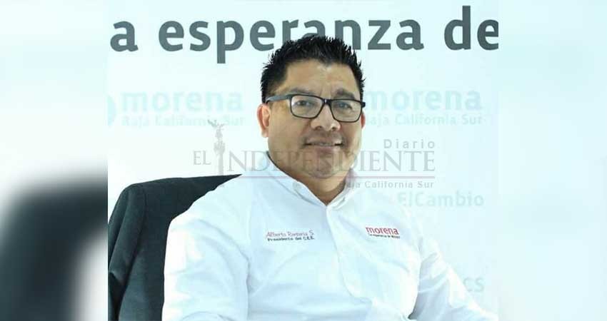 Ernesto Ibarra no irá con Morena para Los Cabos: Renteria Santana