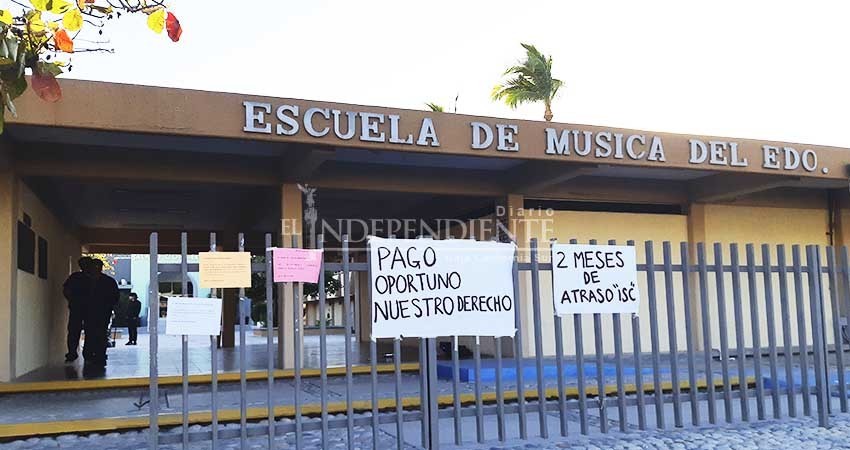 Paran labores en la Escuela de Música por falta de pago del gobierno BCS Paran labores en la Escuela de Música por falta de pago del gobierno BCS
