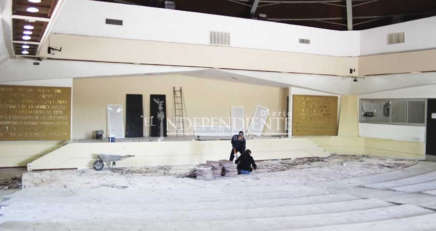 No estará lista remodelación del Congreso BCS para iniciar sesiones No estará lista remodelación del Congreso BCS para iniciar sesiones
