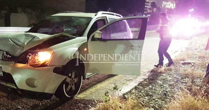 Joven sufre lesiones graves al ser atropellado en el corredor turístico entre San José del Cabo y Cabo San Lucas