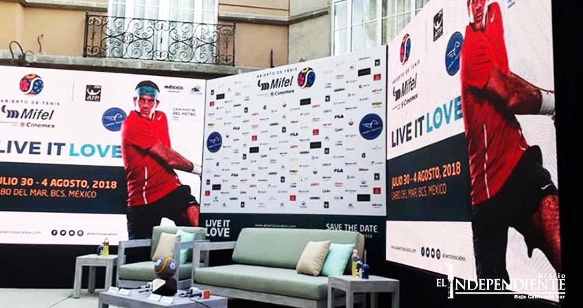 Con Del Potro y boletos al costo del 2017, presentan Abierto Los Cabos Con Del Potro y boletos al costo del 2017, presentan Abierto Los Cabos
