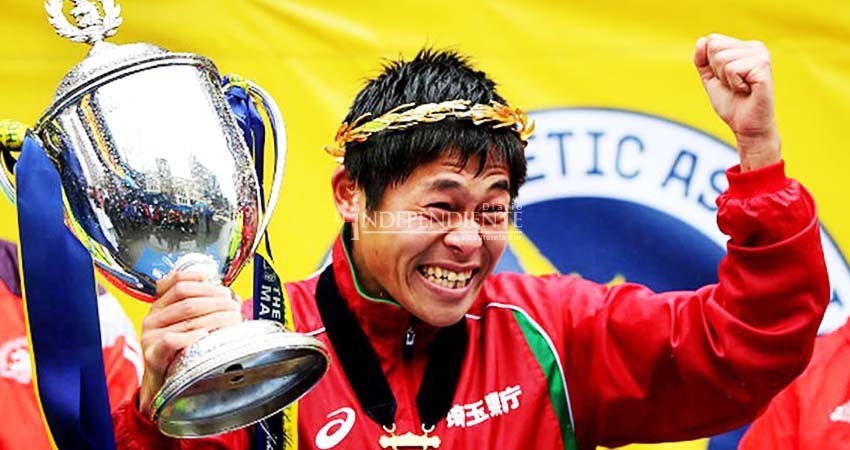 El japonés que ganó Maratón de Boston sueña con dejar de ser conserje El japonés que ganó Maratón de Boston sueña con dejar de ser conserje