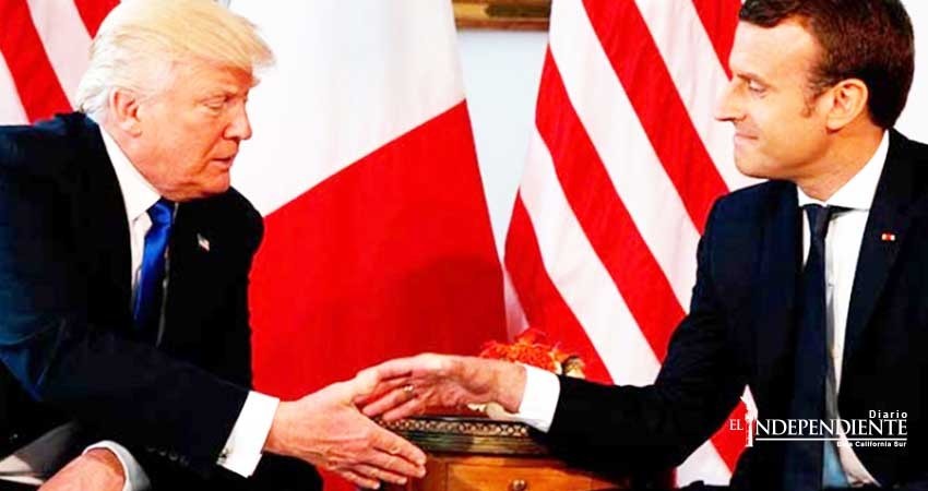 Aconseja Macron a Trump no hacer una guerra 'contra todos' Aconseja Macron a Trump no hacer una guerra 'contra todos'