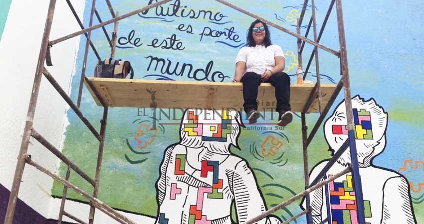 Niños con autismo participan en la Ruta del Mural Niños con autismo participan en la Ruta del Mural