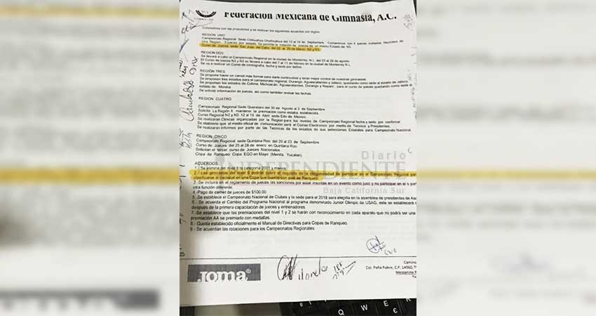Asociación trunca carrera de joven gimnasta, denuncian familiares Asociación trunca carrera de joven gimnasta, denuncian familiares