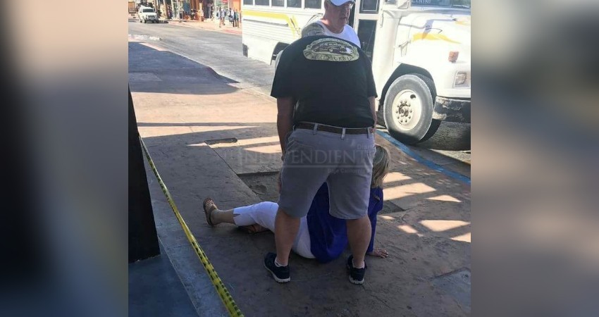 Una constante, lesiones en turistas que caminan por el centro de CSL Una constante, lesiones en turistas que caminan por el centro de CSL