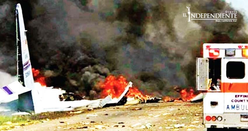 Mueren nueve en avionazo militar en Georgia, Estados Unidos Mueren nueve en avionazo militar en Georgia, Estados Unidos