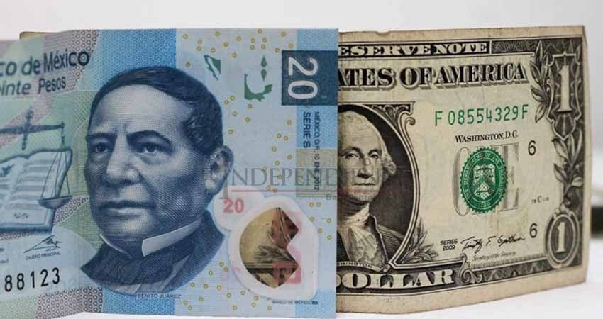 El dólar rompe barrera de 20 pesos en bancos El dólar rompe barrera de 20 pesos en bancos