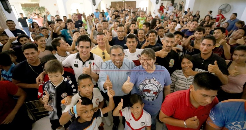 Construiremos la primera ciudad deportiva de BCS: Arturo de la Rosa Construiremos la primera ciudad deportiva de BCS: Arturo de la Rosa