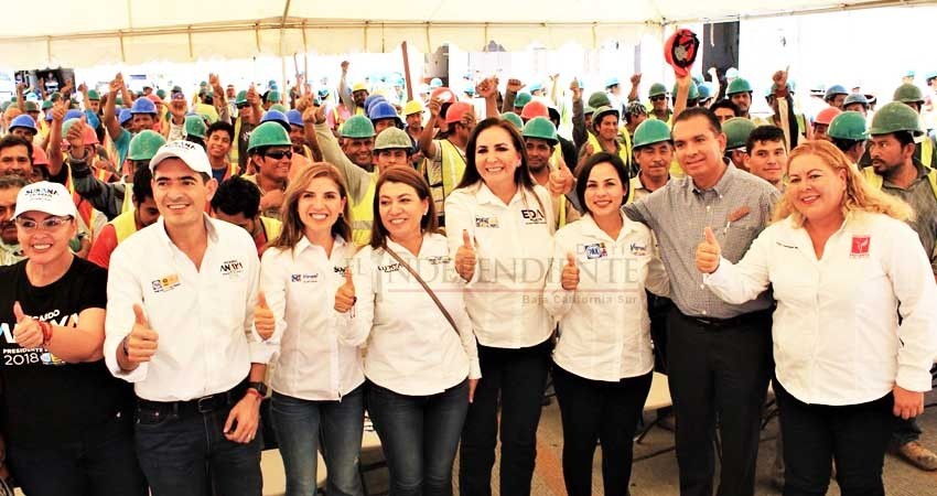 Se suman trabajadores de Los Cabos al proyecto del PAN, PRD, PRS y PH Se suman trabajadores de Los Cabos al proyecto del PAN, PRD, PRS y PH