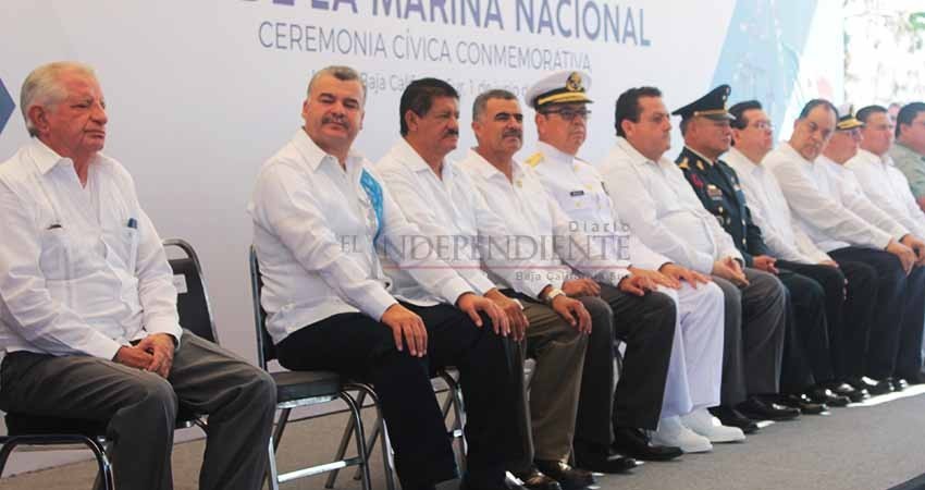 Conmemoran el 101 Aniversario de la Marina en BCS Conmemoran el 101 Aniversario de la Marina en BCS