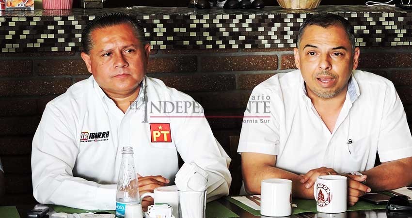 Los petistas estamos sumándole votos a López Obrador, no a Morena: Ibarra Montoya Los petistas estamos sumándole votos a López Obrador, no a Morena: Ibarra Montoya