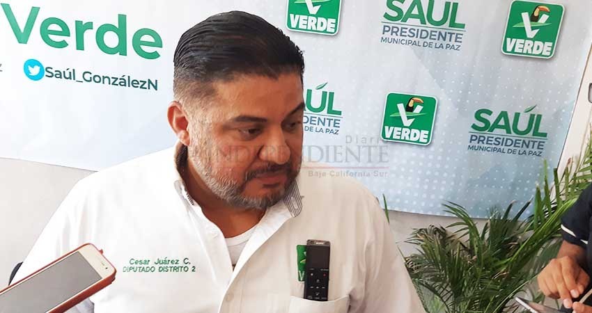 Brigadas del PAN y Morena retiran publicidad del PVEM: César Juárez Brigadas del PAN y Morena retiran publicidad del PVEM: César Juárez