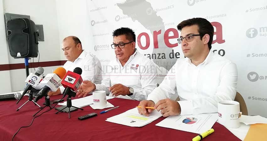 Denunciará Morena a trabajadores del municipio de La Paz por proselitismo Denunciará Morena a trabajadores del municipio de La Paz por proselitismo
