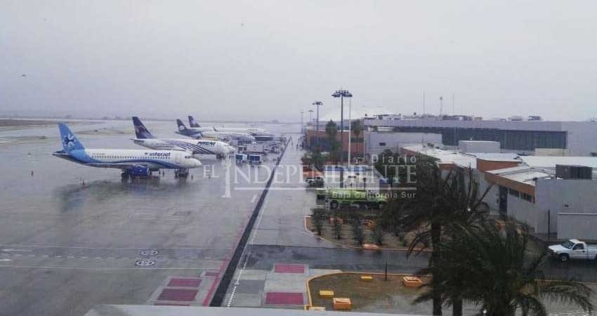 Aeropuerto Internacional de Los Cabos reporta 10 vuelos cancelados Aeropuerto Internacional de Los Cabos reporta 10 vuelos cancelados