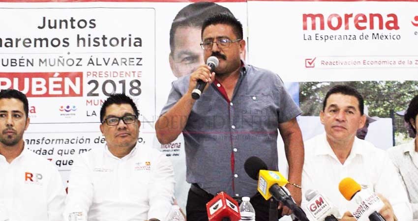 Leo Graciano ex candidato del PANAL por La Paz se suma a Rubén Muñoz Leo Graciano ex candidato del PANAL por La Paz se suma a Rubén Muñoz